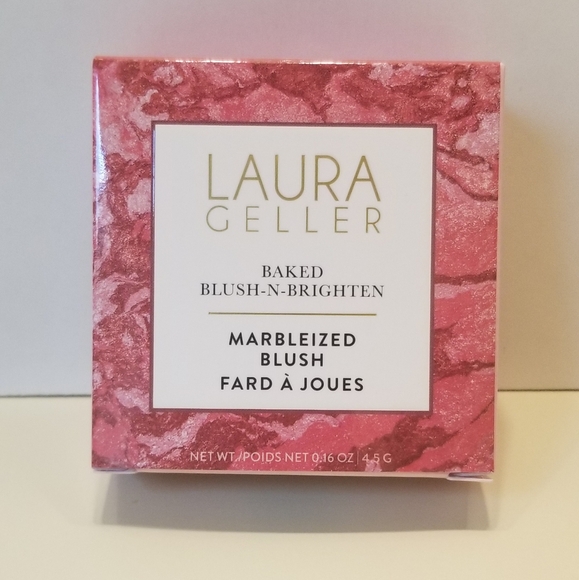 🦋 Laura Geller Baked Blush-N-Brighten Marbleized Blush (in Summer Orchid) - Picture 5 of 11